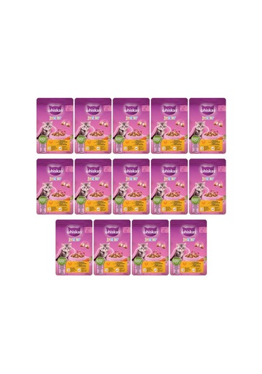 Whiskas Junior Tavuklu Yavru Kedi Maması 300 G X 14