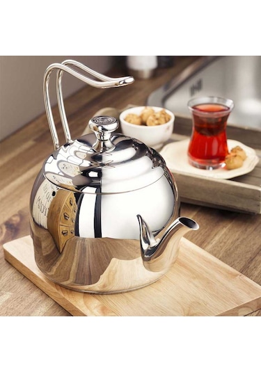 Korkmaz Droppa 2.7 Lt Çaydanlık Çelik