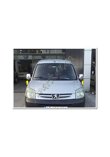 Db Chrome Peugeot Partner Krom Ayna Kapağı 1996 - 2008 2 Parça Abs