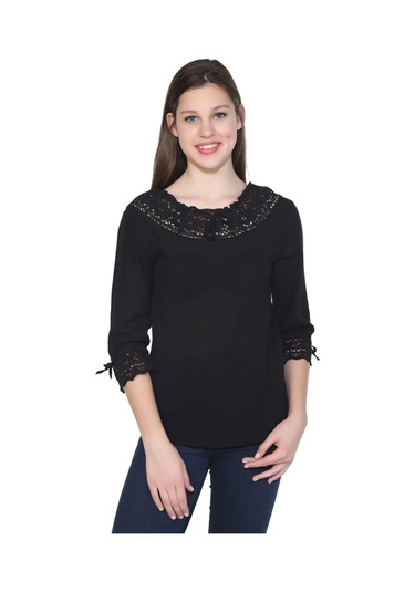 Zehra Şile Bezi Bluz Siyah Syh