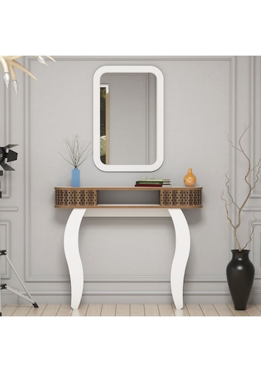 Variant Damla Aynalı Dresuar Beyaz