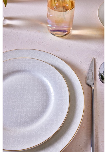 Karaca  Forever Bone June 24 Parça 6 Kişilik Yemek Takımı