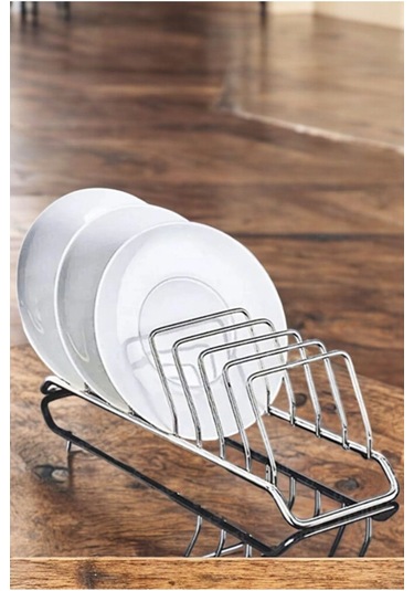 Magic Objects 9 Bölmeli Gümüş Tabaklık Düzenleyici - Bulaşıklık -fincan Altlığı Düzenleyici Gümüş Gri