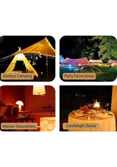 Taşınabilir Gaz Kamp Fener Açık Mum Lamba Kamp Yürüyüş Siyah Siyah