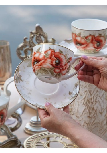 Lefard 300 Ml Hediye Takımı "antique" Porselen Çay Takımı 170668972 Beyaz