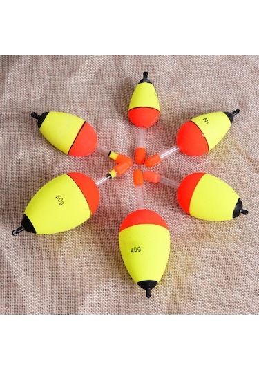 3 Adet 2.2-4.4g Eva Şamandıra Aydınlık Şamandıra Balık Yemi Dedektörü Balıkçılık Aksesuarları 50g