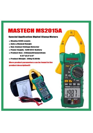 Ms2115a Mastech Ac/dc Dijital Pensampermetre