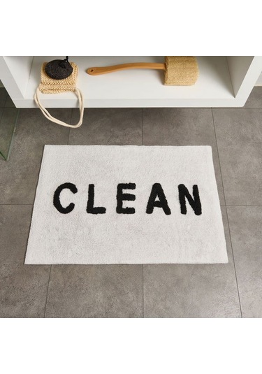 Evidea Soft Clean Tufting Banyo Paspası - Beyaz - 60x90 Cm Beyaz