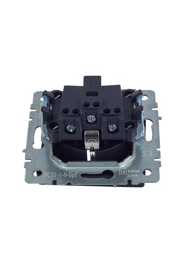 Iek Brite Topraklamalı Tekli Priz, Kapaksız 305428855 Ürün Numarası Br-r11-16-k53