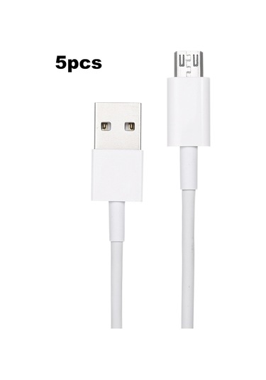 Yaozixa 5 Adet Type-c/android Data Kablosu - 2.1a Hızlı Şarj - Saf Bakır Teli - Dayanıklı Bağlantı - 1m Uzunluk - Xiaomi/huawei Uyumlu