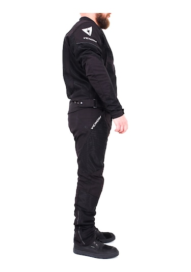 Venom Ceket Rock Cordura ( Impactec Korumalı ) Siyah