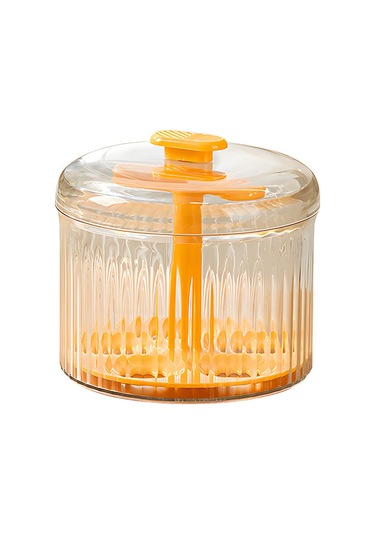 Youmex Ev İçi El Pressli Beş Delikli肉丸oluşturucu, Şeffaf多功能kapaçklı, Manuel Hamur Sıkma, Topak Şekillendirici, Kızartma/halka Pişirme, Karides/balık Çorbası模子, Turuncu Turuncu