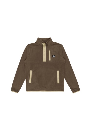 Quiksilver No Destination 2 Half Snap Erkek Polar Haki