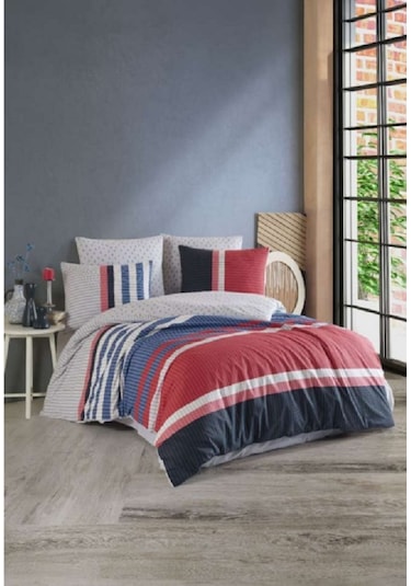 Frank Battal Boy Kapitoneli Nevresim Takımı 4 Mevsim Set