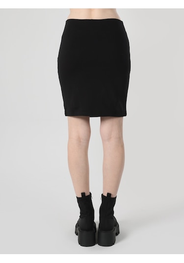 Colin's Dar Kesim Mini Siyah Kadın Etek CL1064487_Q1.V2_BLK
