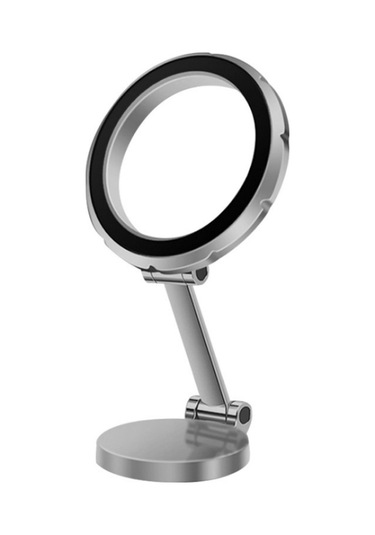 Sones G118 1080 Derece Dönen Katlanır Manyetik Telefon Tutucu Pano Vantuz Araç Montajı Gümüş