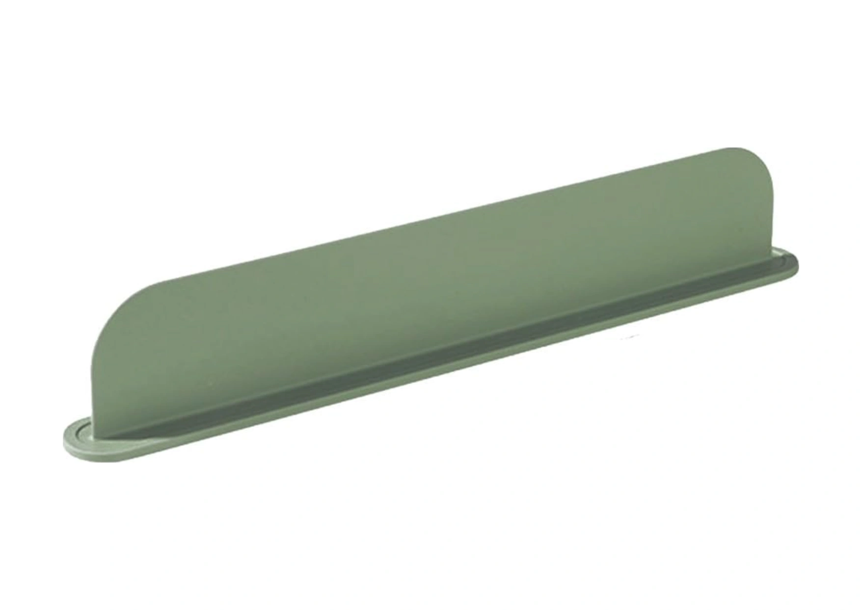 Youtek Yeşil Silikon Lavabo Su Spreyi Engelleyici, Mutfak/banyo Su Engeli, Dayanıklı, 49x5x8.5 Cm, Yıkama Makinesine Uygun, Kolay Temizlenir Yeşil