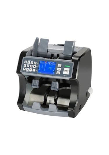 Bill Counter S200 Çift Cıslı Karışık Para Sayma Makinesi 20 Ülke Para Birimli Dahili Yazıcılı