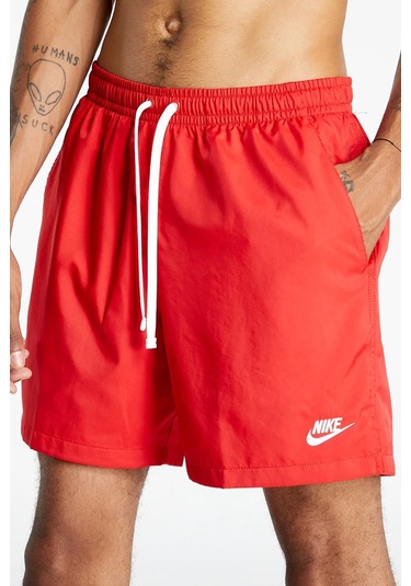 Nike Sportswear Men's Woven Short Erkek Astarlı Deniz Şortu Kırmızı Kırmızı