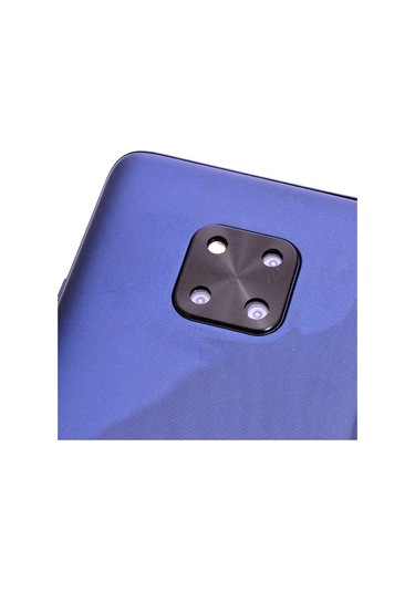 Huawei Mate 20 Pro Zore Metal Kamera Koruyucu Siyah
