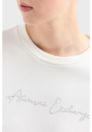 Armani Exchange Bayan Sweat 3dym13 Yjffz 1125 Beyaz