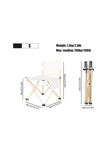 Suofeng Yeni Varış Açık Hava Taşınabilir Katlanır Sandalye Küçük Siyah