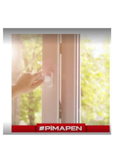 3 ADET BEYAZ PİMAPEN® Marka Pencere Kolu (ALUMINYUM)