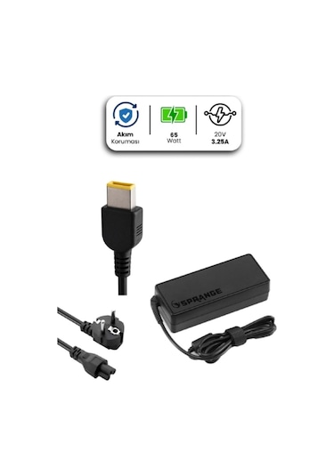20v 3.25a Usb Pin 65 Watt For Lenovo Laptop Adaptör 03992383