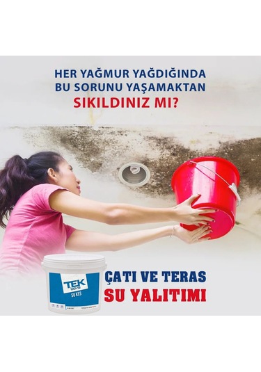 Tek Su Kes Beton Su Yalıtımı 3,5 Kg Beyaz