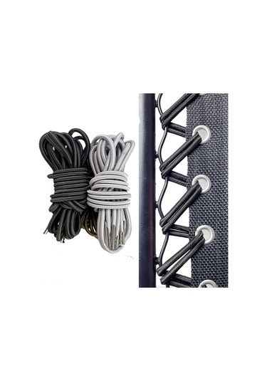 Suntek 4x Gravity Sandalye Kordonları Premium Elastik Siyah Siyah