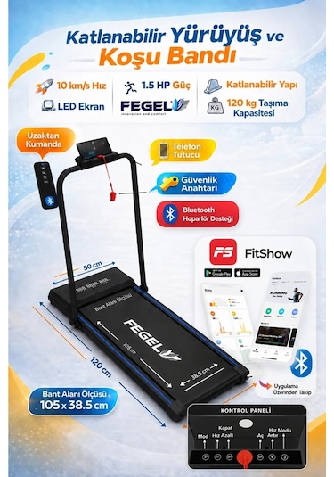 Fg-04 Bluetooth Uygulama, Hoparlör, Adımsayar, Programlı, Hem Konsoldan Hem Uzaktan Kumandalı, 10km