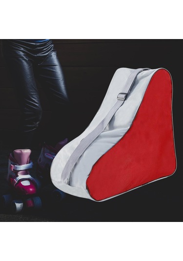 Suntek Paten Çantası Taşıma Ayakkabıları Saklama Kırmızı