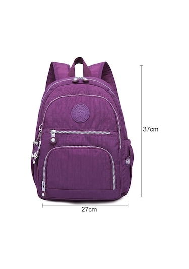 Sones Sırt Çantaları Okul Sırt Çantası Genç Kızlar İçin Kadın Dizüstü Bilgisayar Seyahat Çantası, Boyut: 27x13x37cm T1368 Mor Diğer