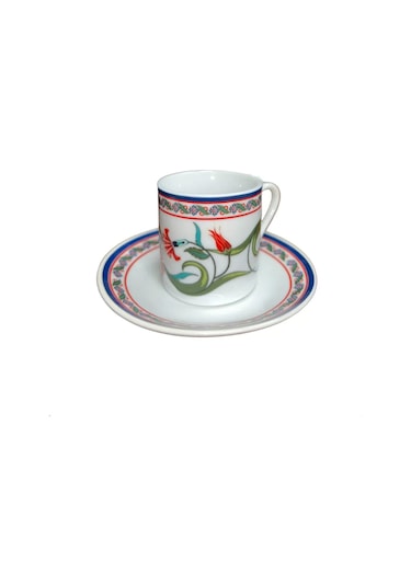 Şener Şnr 101465 Kahve Fincanı Çhini Motifli 6'lı