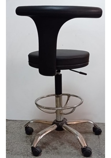 Polyüretan Sırtlıklı Çemberli Tabure