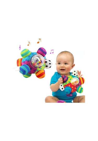 Sozzy Toys Çıngıraklı Renkli Topum - Szy205