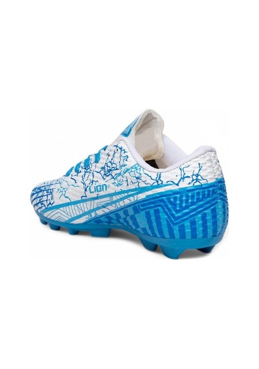 Lion Super Mercury Krampon Futbol Ayakkabısı Lion-624-kr Beyaz Turkuaz Beyaz - Turkuaz