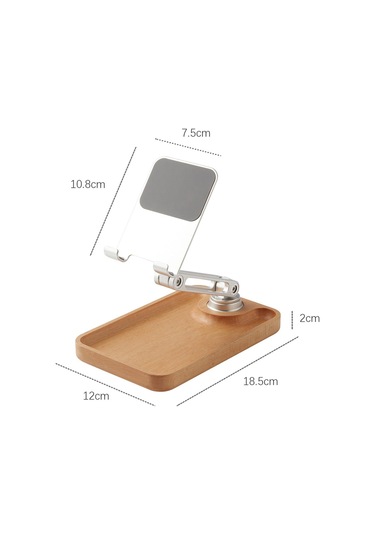 Suntek Katlanabilir Telefon Tutucu 360 Derece Dönen Masa Oturma