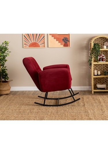 Pafu Kono Tv / Dinlenme / Baba / Emzirme Koltuğu Sallanan Sandalye - Bordo