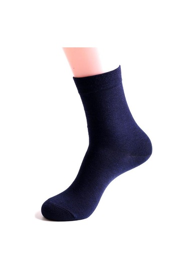 Lacivert Yeni Varış Marka Erkek Çorapları Pamuk Bambu Elyaf Klasik İş Deodorant Elbise Çorapları Lacivert