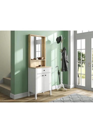 Sakura Frn-20078 Helen Portmanto Beyaz - Ceviz