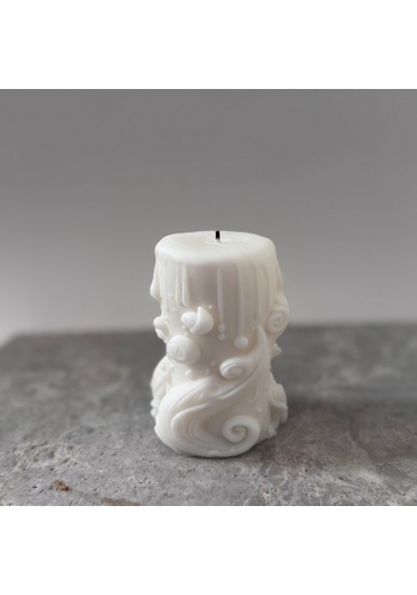 Düğün Ve Doğum Günü Mumu Uzun Yanma Süreli El Yapımı Mum