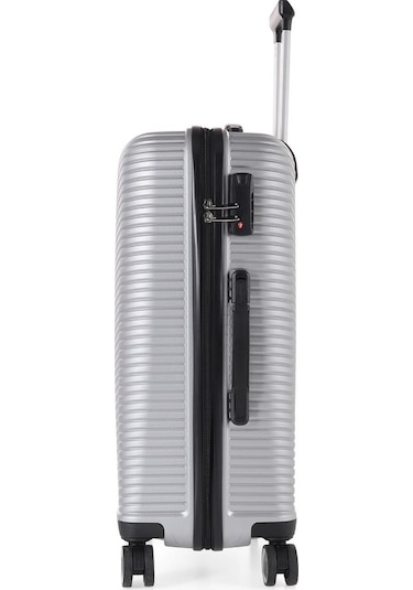 Ççs 5224 Polipropilen Büyük Boy Valiz-gümüş Gümüş