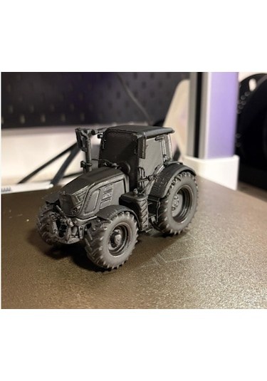 Modern Traktör Maketi - 3d Baskı Koleksiyonluk Tarım Aracı