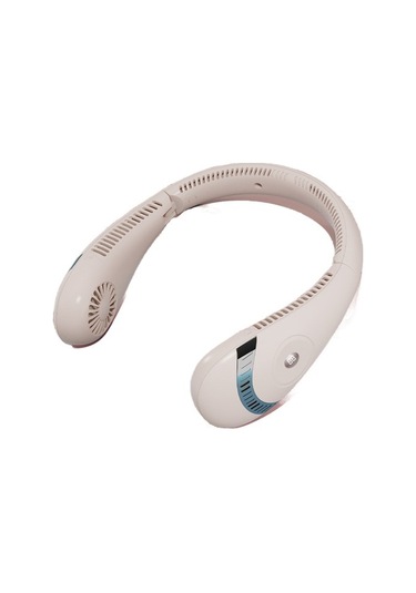 Enjoy Homee Katlanabilir Asılı Boyun Fanı Asılı Boyun Taşınabilir Yapraksız Küçük Fan 3610 Pembe