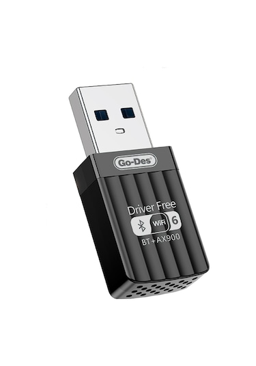 Go Des Gd-bt118 Çift Band Wifi - Bluetooth Usb Adaptör Siyah