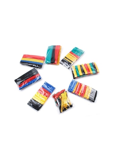 Isıyla Daralan Makaron Kablo Seti 328 Parça Kablo Tamir Kiti