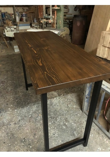 Bintaşmobilya Kütük Ağaç Bar Masası (417036063)