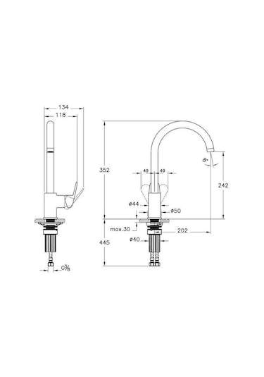 Artema Flow Round A43407 Eviye Bataryası Krom