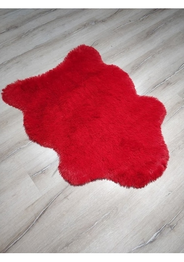 Doğuş Tavşan Tüyü Kırmızı Post Halı 70 x 100 Cm